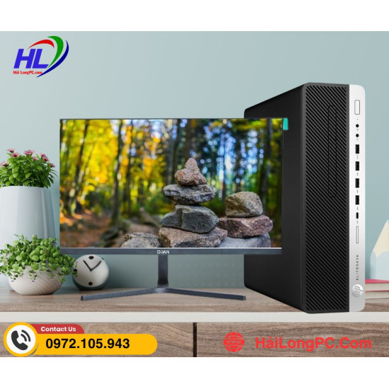 Bộ máy tính HP Core i5-7500 |8G |SSD 250G| Màn hình 22 inh